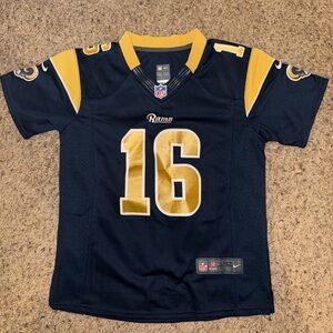 Nike NFL Rams GOFF #16 Kids Jersey size Large